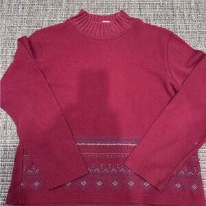 Vintage Koret City Blues Red Knit Sweater